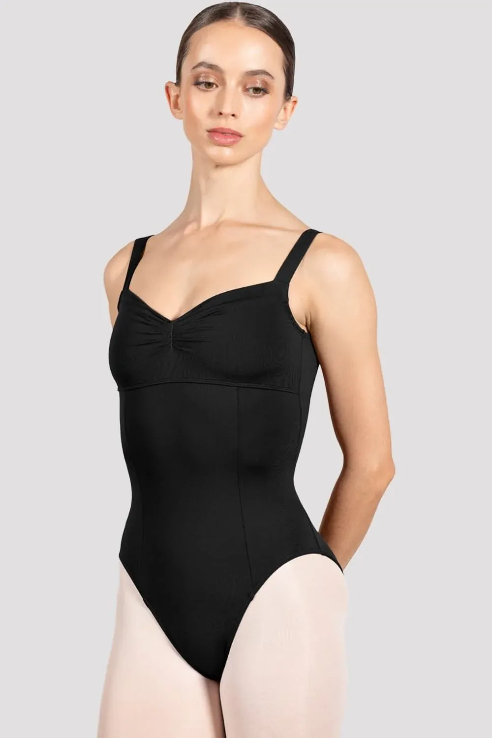 Ladies Ava Tank Leotard -Black