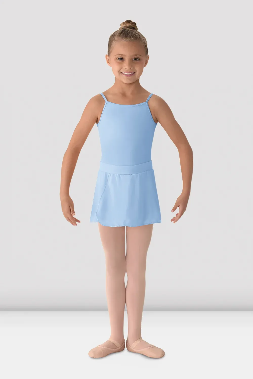 Girls Mirella Solid Skirt - Light Blue