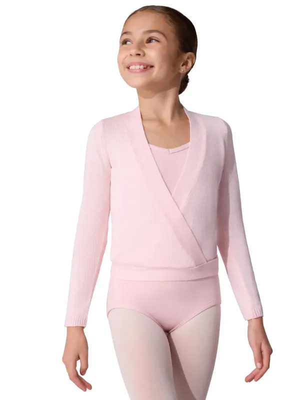 Child -Wrap Sweater -Pink