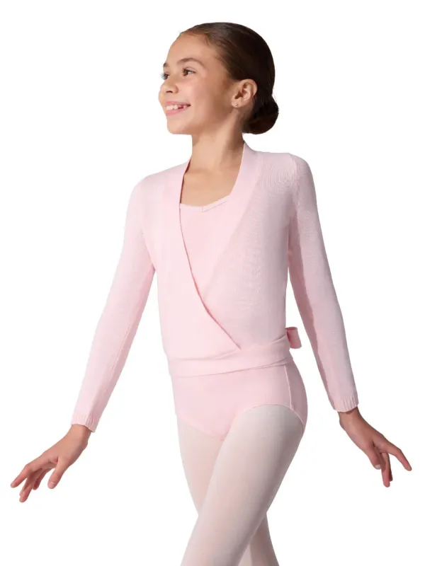 Child -Wrap Sweater -Pink