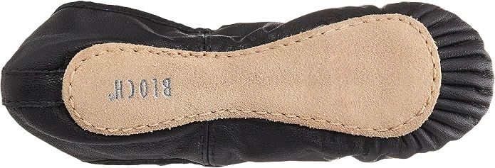 Belle Leather Ballet Shoe (C) -BLACK  /Adult