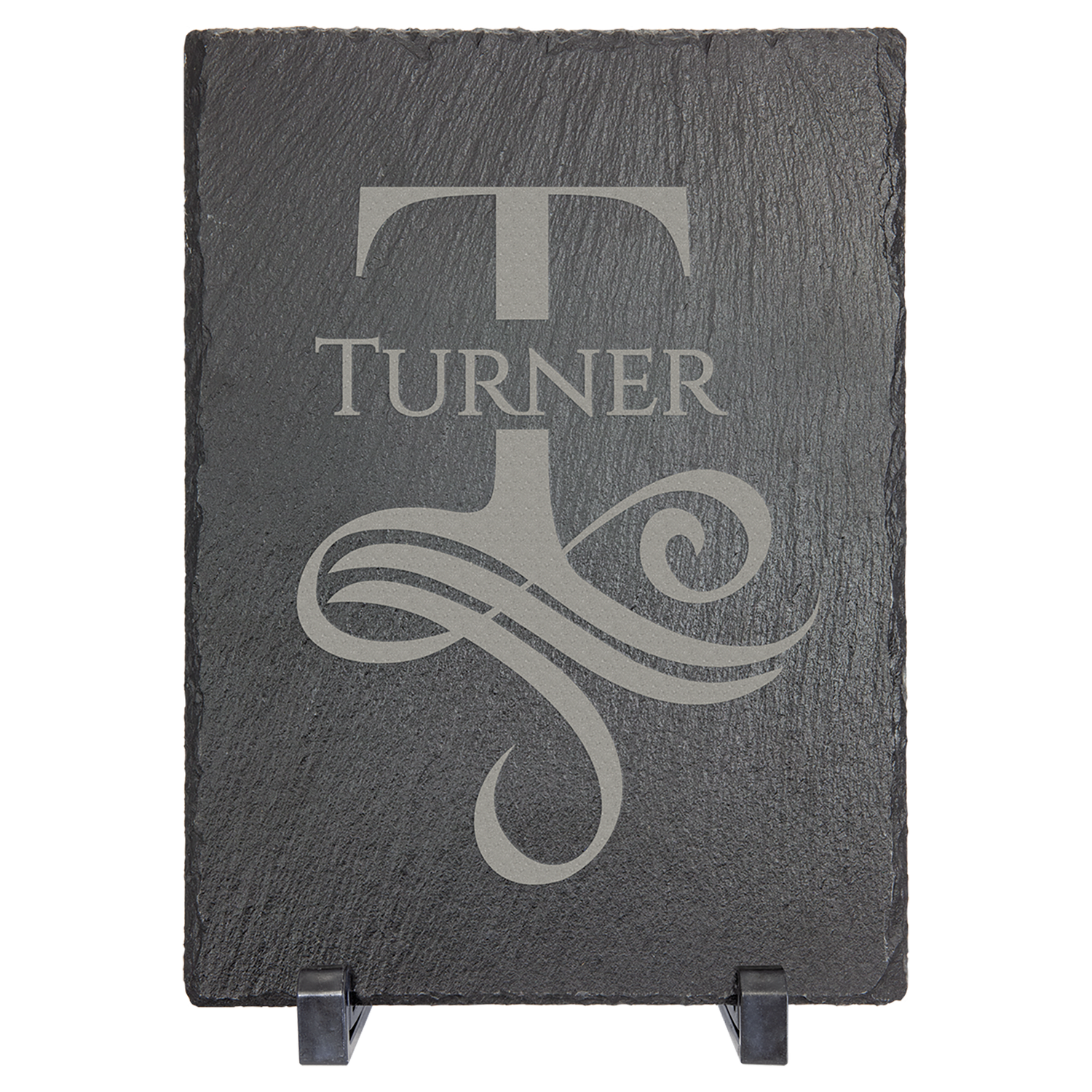 7" x 5" Rectangle Slate Decor with Plastic Feet