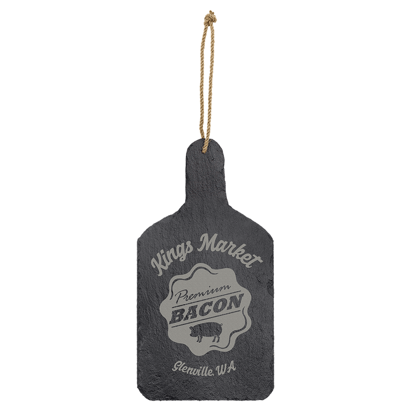 13 1/2" x 7" Rectangle Slate Cutting Board with Hanger String