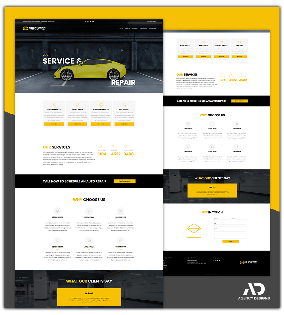 AUTO SERVICES 1 - WEBSITE THEME