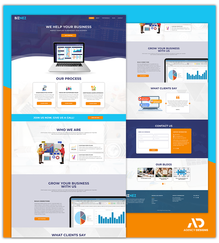 BUSINESS 1 - LANDING PAGE