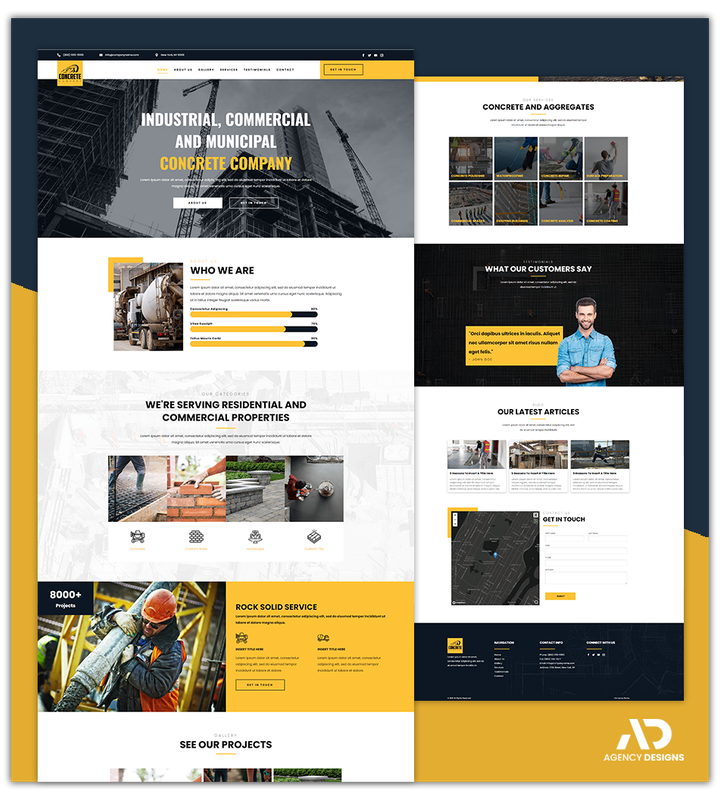 CONCRETE 1 - WEBSITE THEME