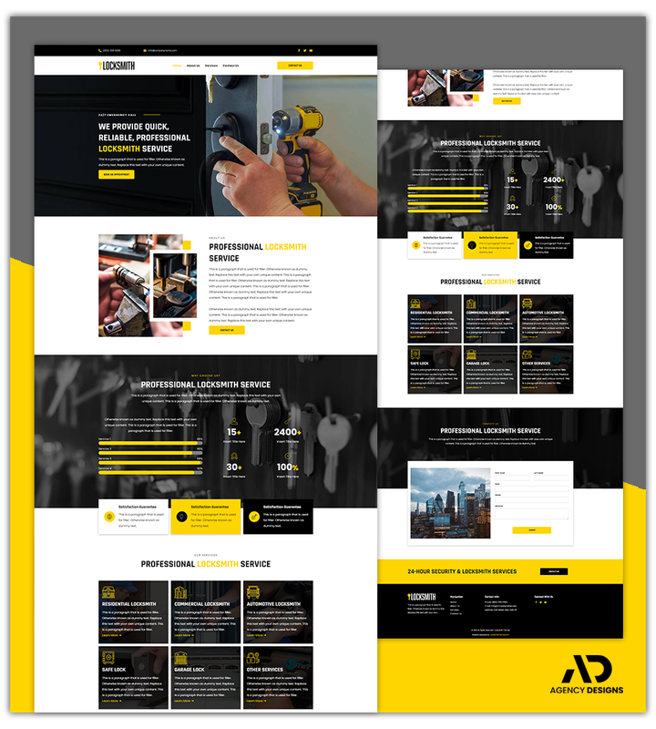 LOCKSMITH 3 - WEBSITE THEME