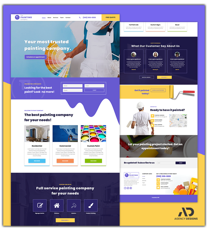PAINTER 1 - WEBSITE THEME