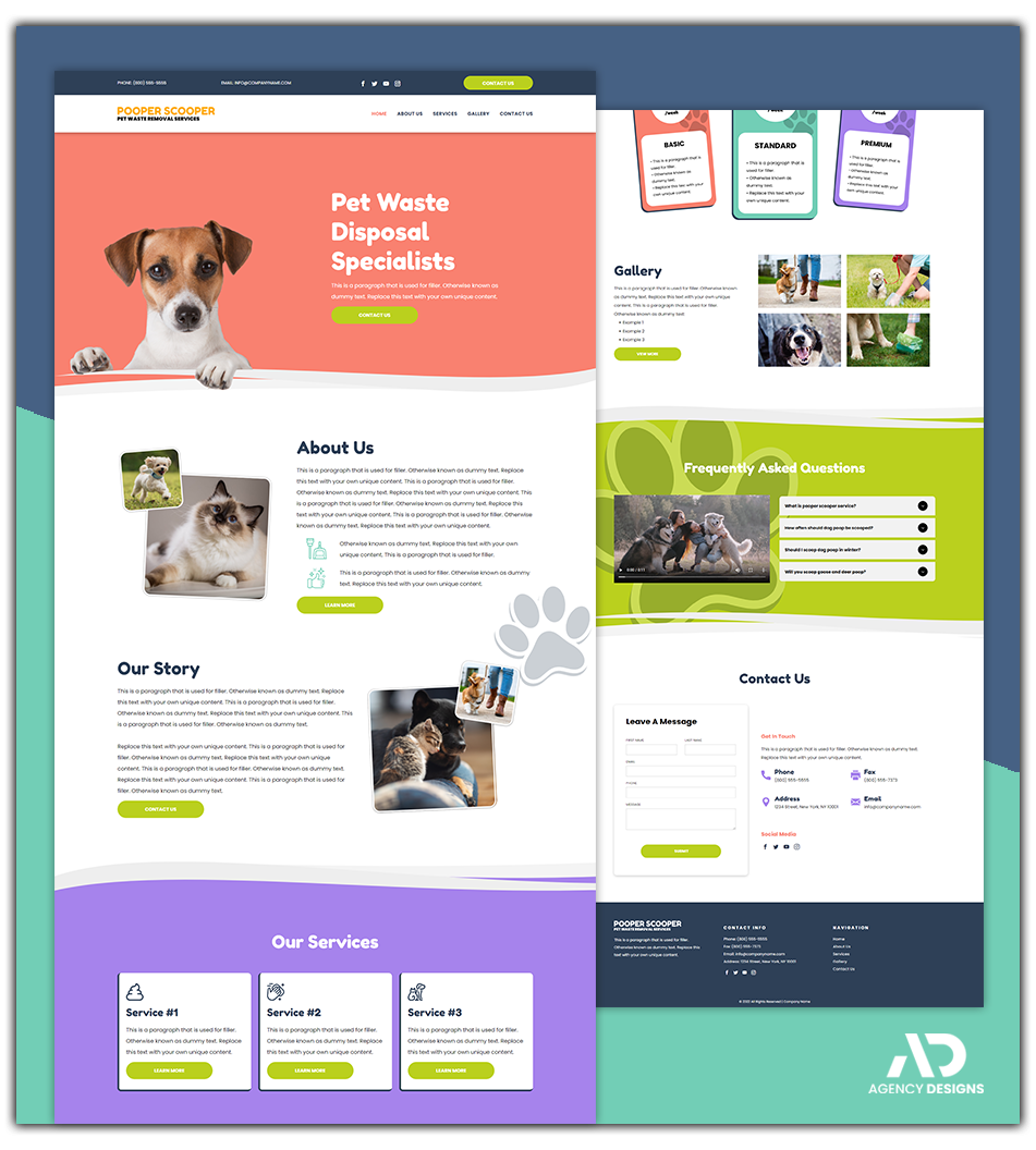 POOPER SCOOPER 1 - WEBSITE THEME