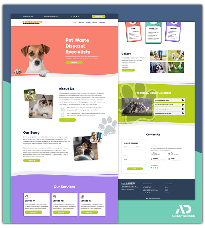 POOPER SCOOPER 1 - WEBSITE THEME