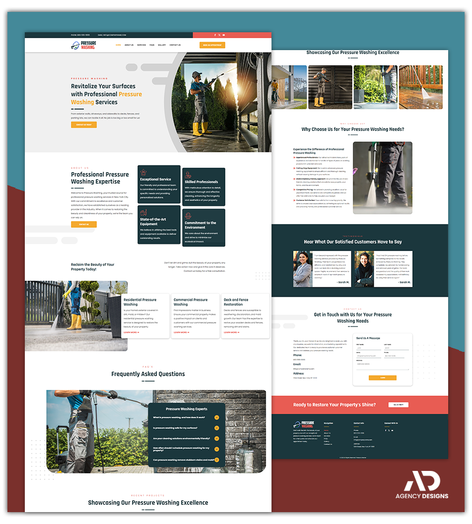 PRESSURE WASHING 1 - WEBSITE THEME