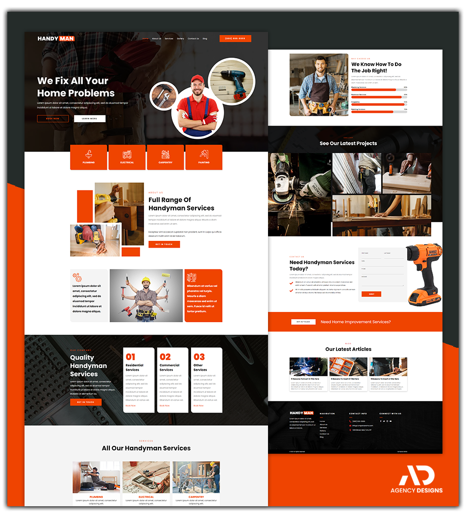 HANDYMAN 1 - LANDING PAGE