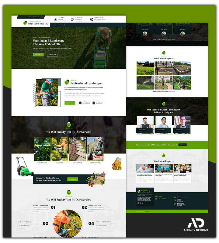 LANDSCAPING 1 - WEBSITE THEME