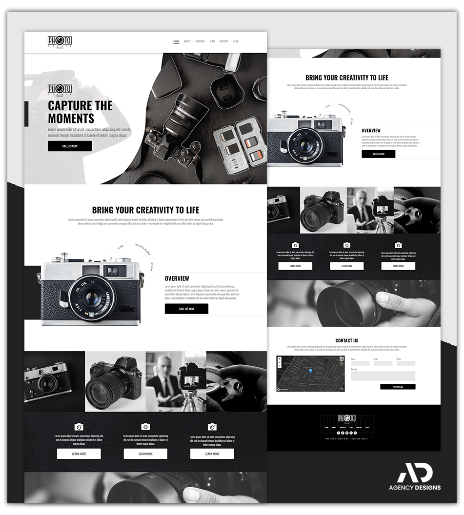PHOTOGRAPHY 1 - WEBSITE THEME