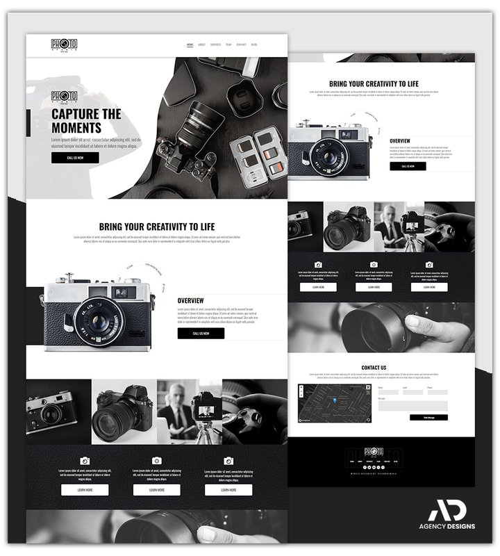 PHOTOGRAPHY 1 - WEBSITE THEME