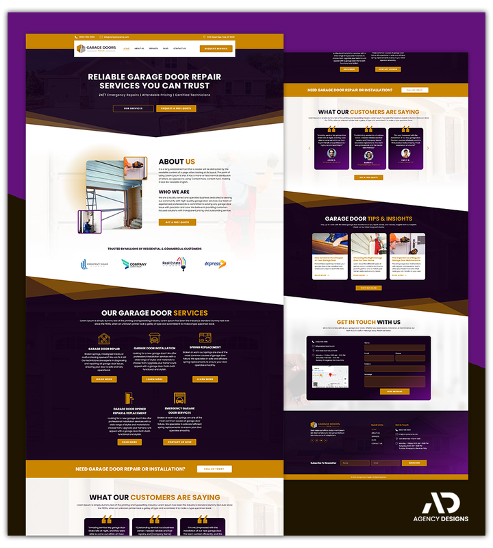GARAGE DOOR 1 - WEBSITE THEME