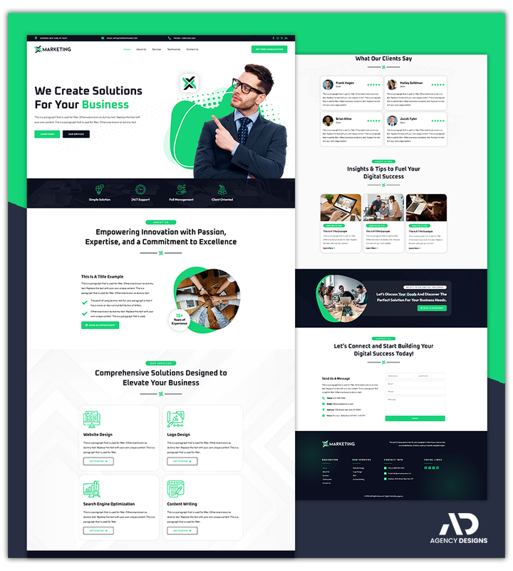 DIGITAL MARKETING 1 - WEBSITE THEME