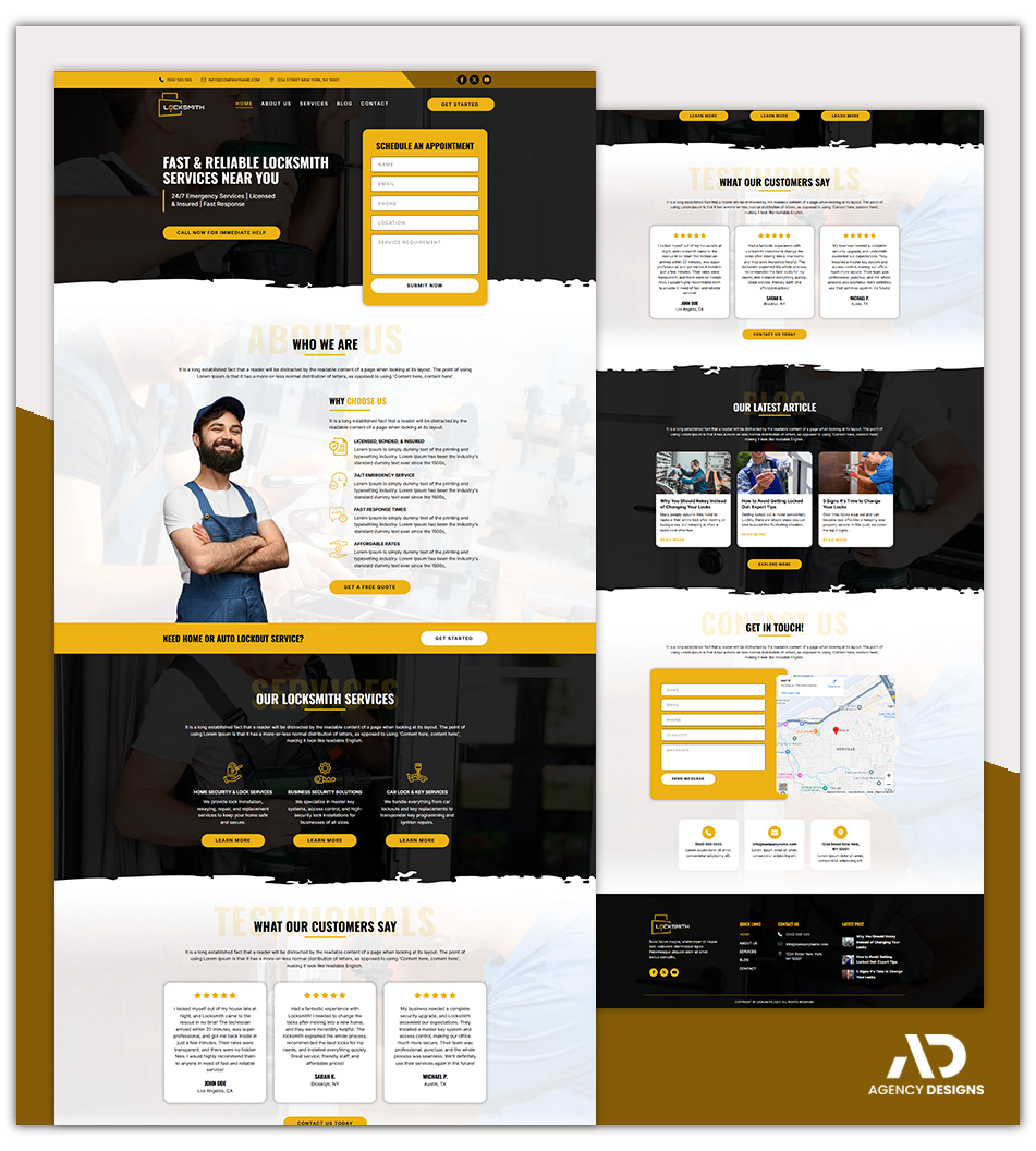 LOCKSMITH 1 - WEBSITE THEME