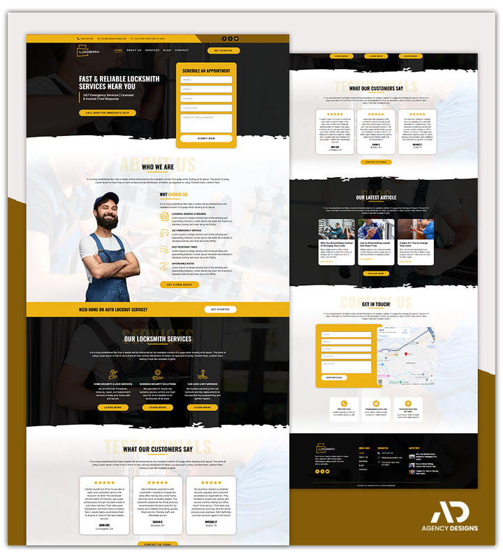 LOCKSMITH 1 - WEBSITE THEME