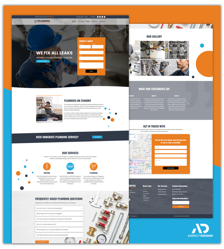 PLUMBING 1 - LANDING PAGE