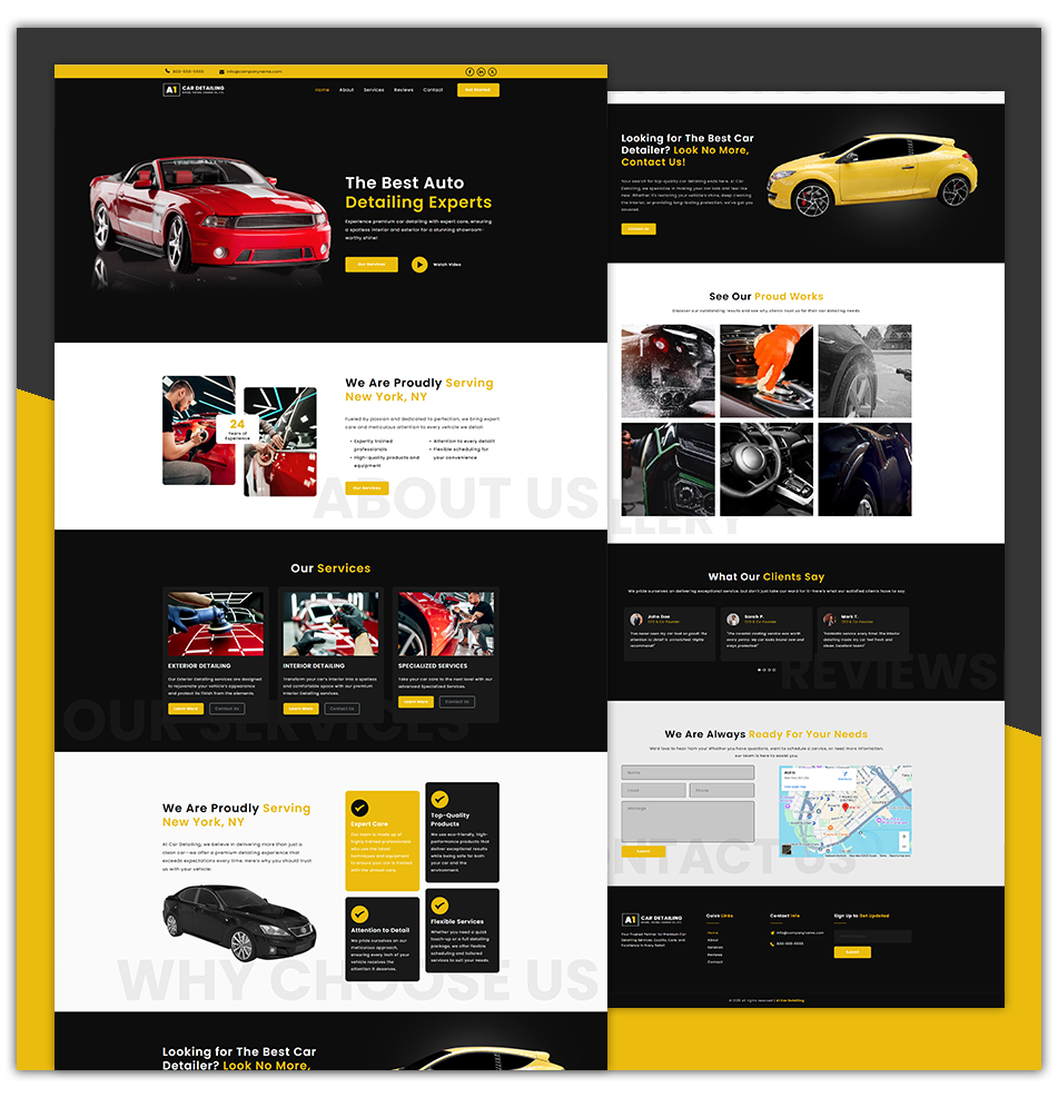 CAR DETAILING 1 - LANDING PAGE