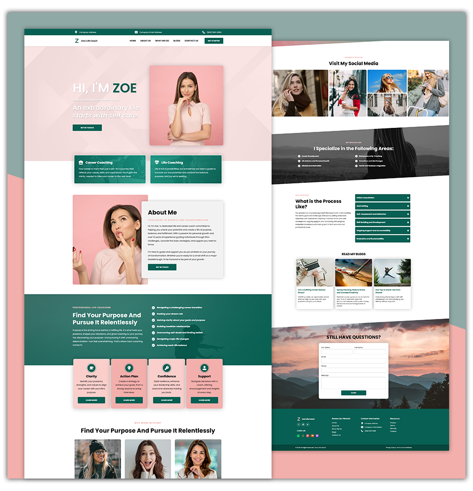 LIFE COACH 1 - LANDING PAGE