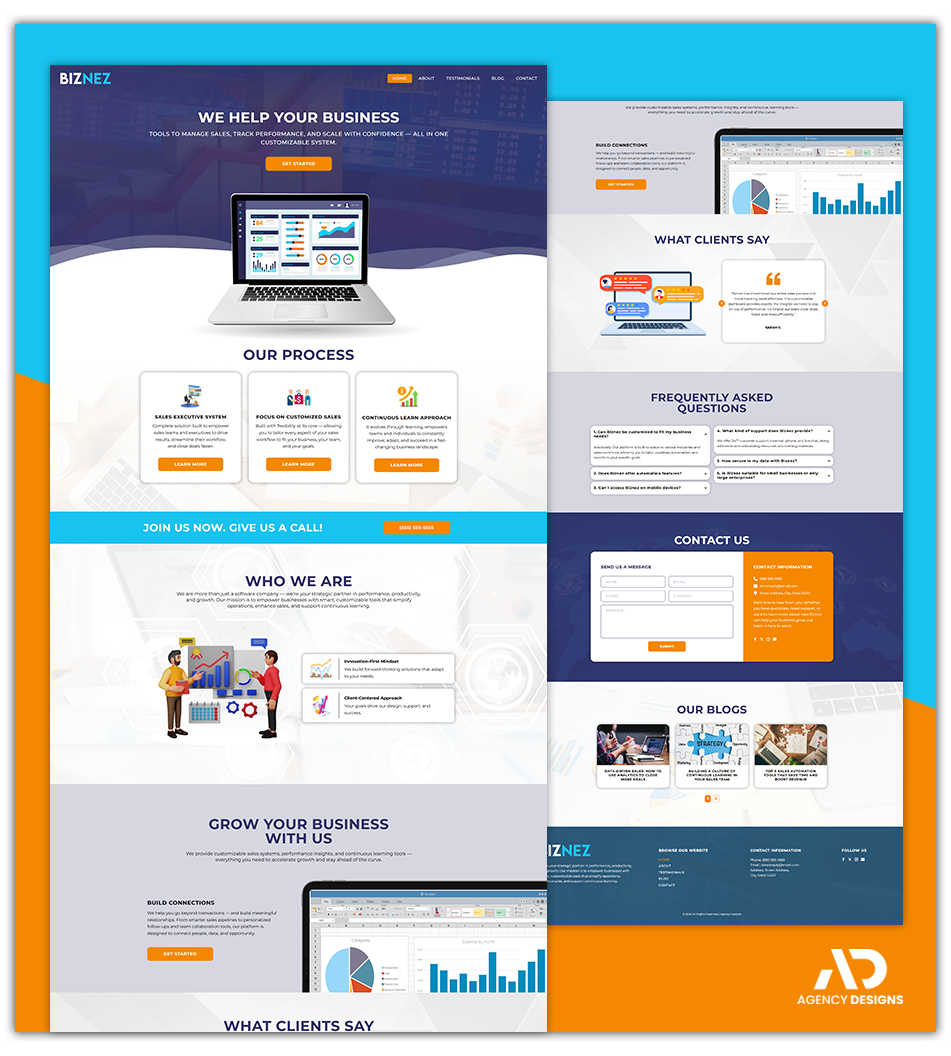 BUSINESS 1 - LANDING PAGE