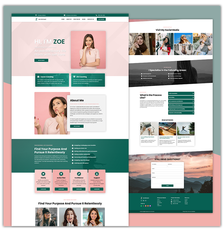 LIFE COACH 1 - LANDING PAGE