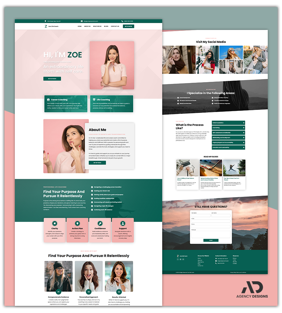 LIFE COACH 1 - LANDING PAGE
