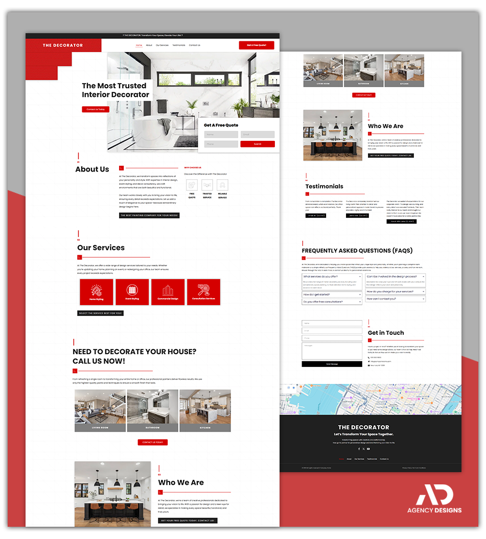 DECORATOR 1 - LANDING PAGE