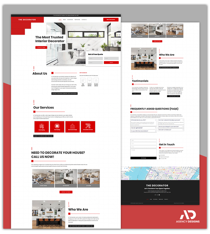 DECORATOR 1 - LANDING PAGE