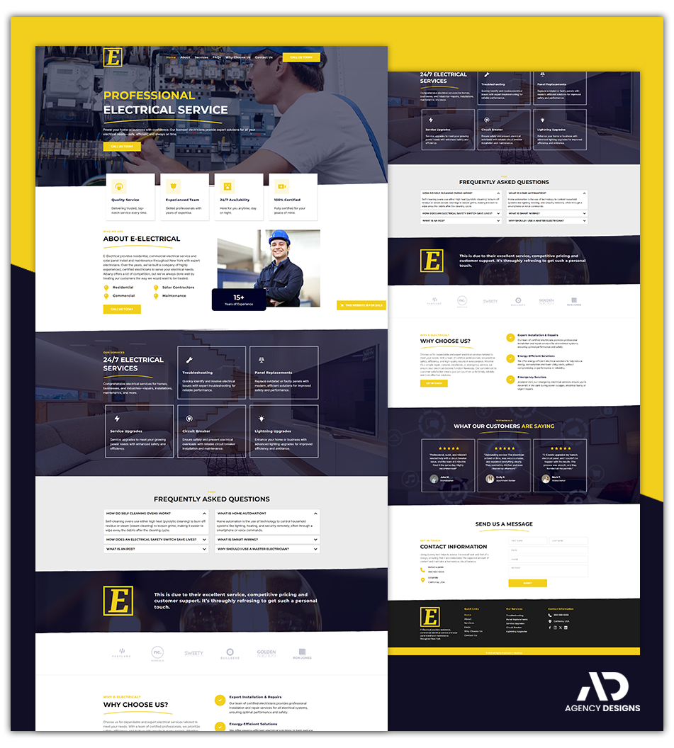 ELECTRICIAN 1 - LANDING PAGE