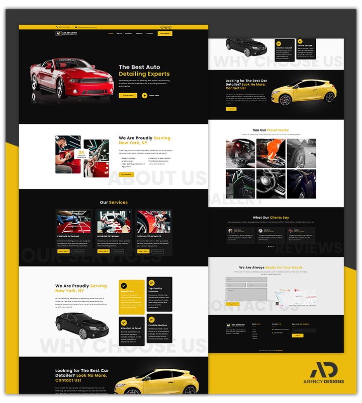 CAR DETAILING 1 - LANDING PAGE