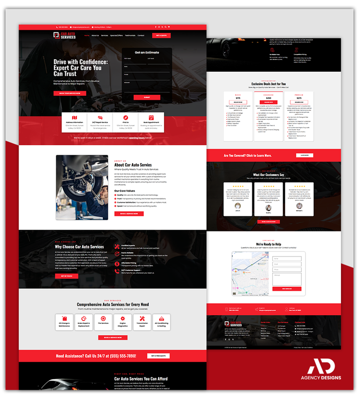 AUTO SERVICE 1 - LANDING PAGE