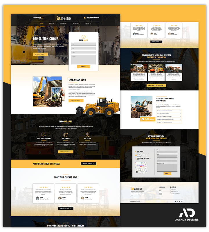 DEMOLITION 1 - LANDING PAGE