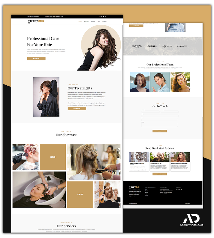 HAIR SALON 1 - WEBSITE THEME