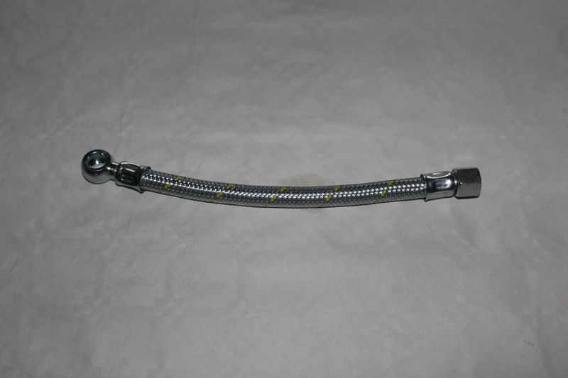 Chrom Kraftstoffleitung 3/8 Zoll – Für Holley 3310 Vergaser (mit 8-21/32 Abstand, Inkl. Manometeranschluss