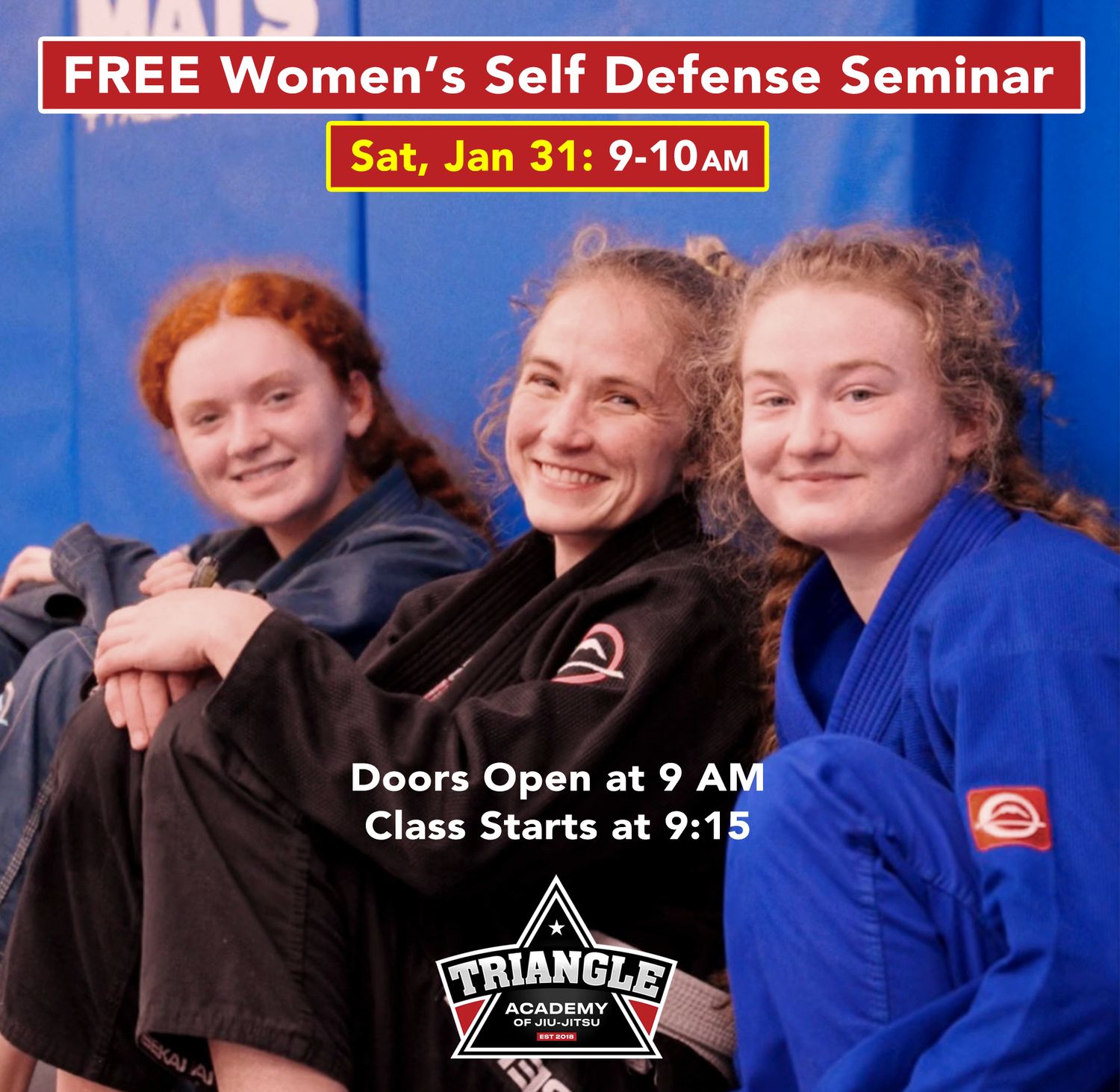 Women's Self Defense Seminar Registration