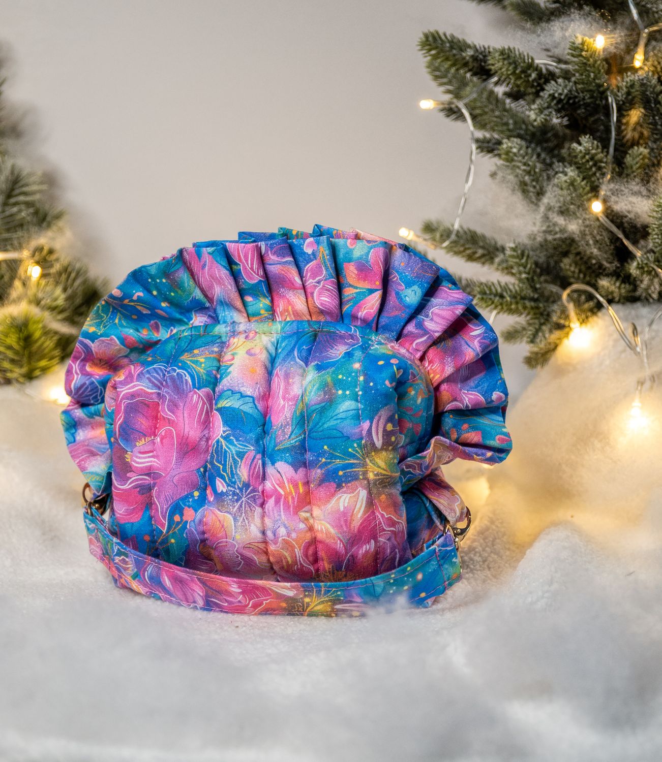Ruffle Makeup Bag- medium