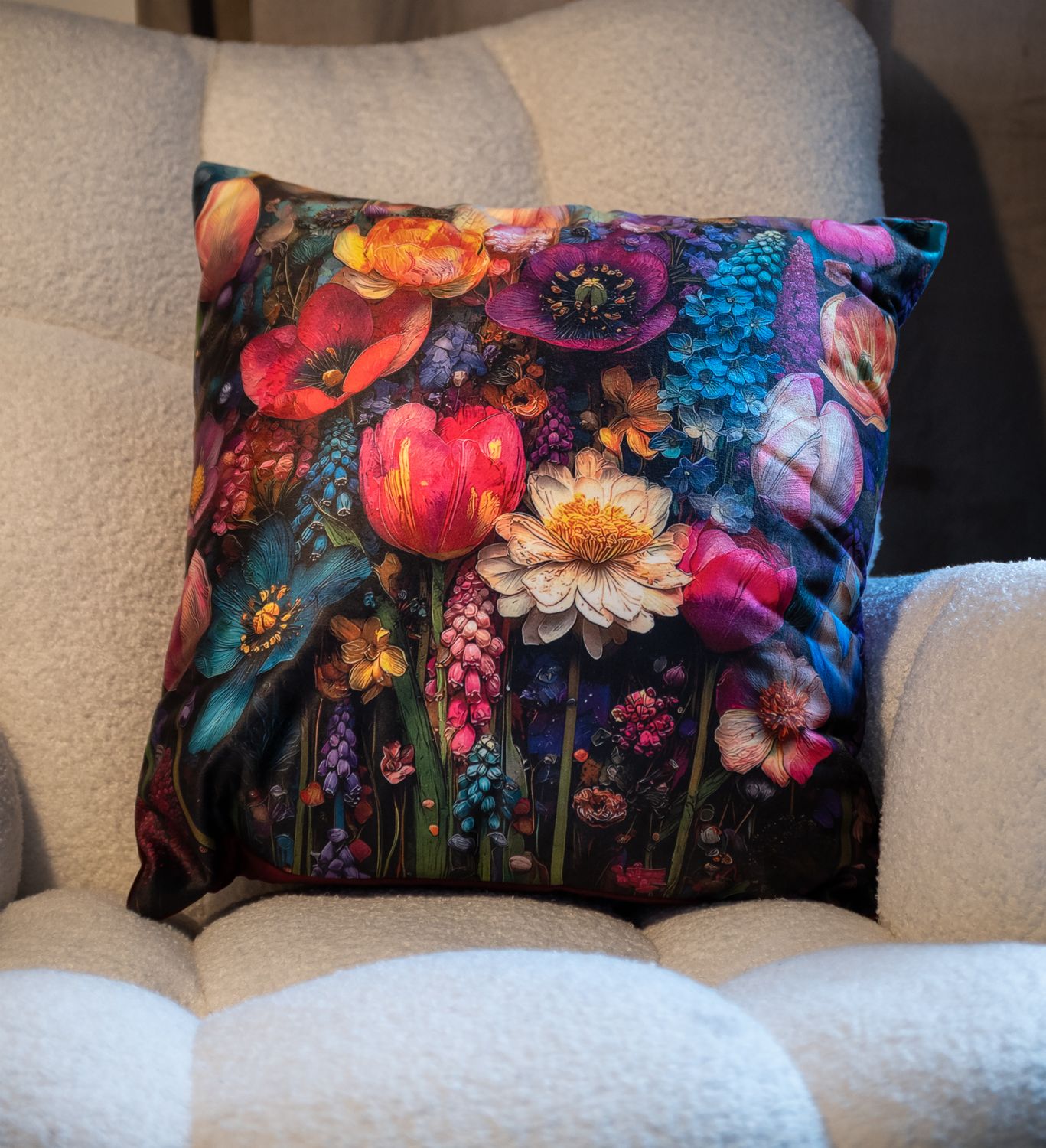 Decorative Floral Cushion Covers – 45 × 45 cm Cover case ( without inner pad)