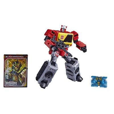 Transformers Generations War for Cybertron: Kingdom Voyager Class Action Figure 2021 Autobot Blaster & Eject