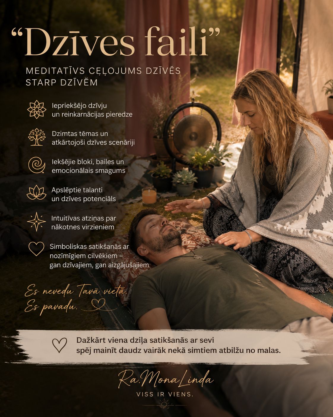 "Dzīves faili" – meditatīvs ceļojums dzīvēs starp dzīvēm