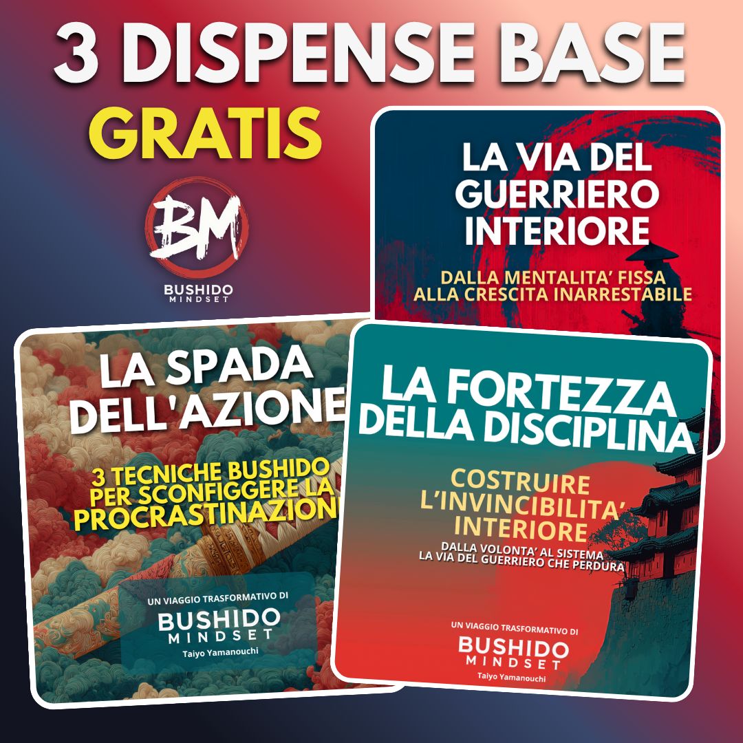 BUSHIDO MINDSET 3 Dispense GRATIS
