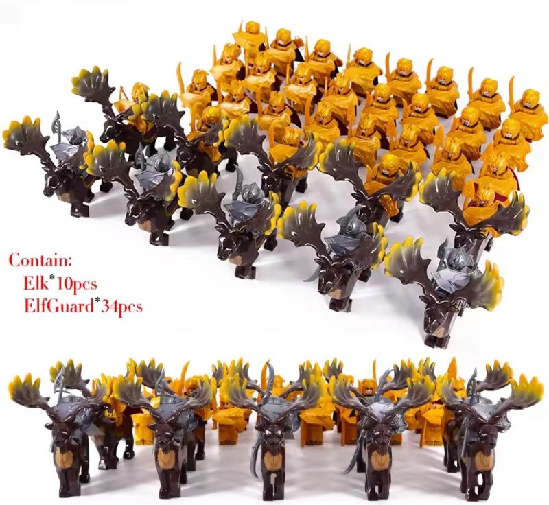 Mixed sets of Roman empire and Middle earth soldiers