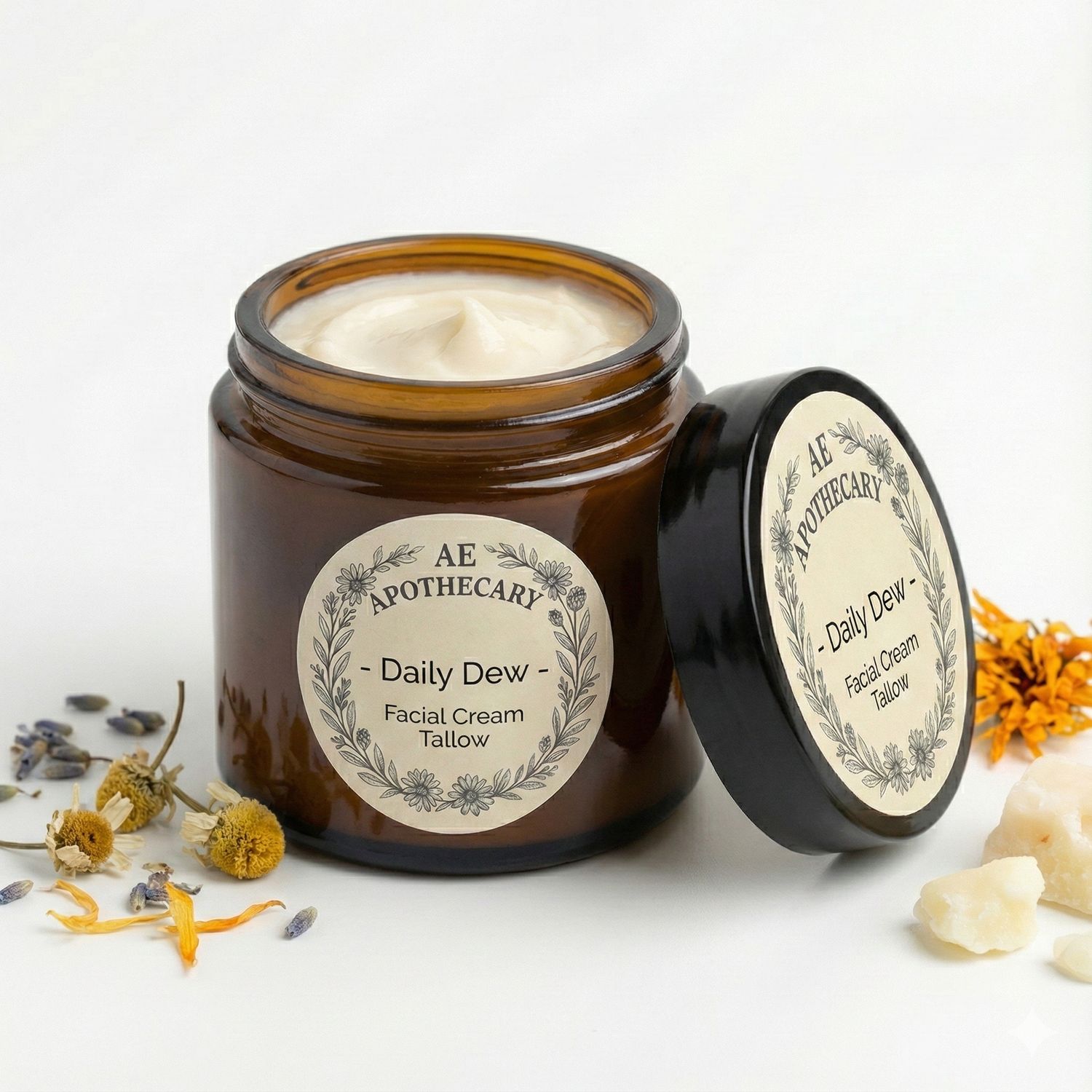 Daily Dew Tallow Facial Cream 2oz