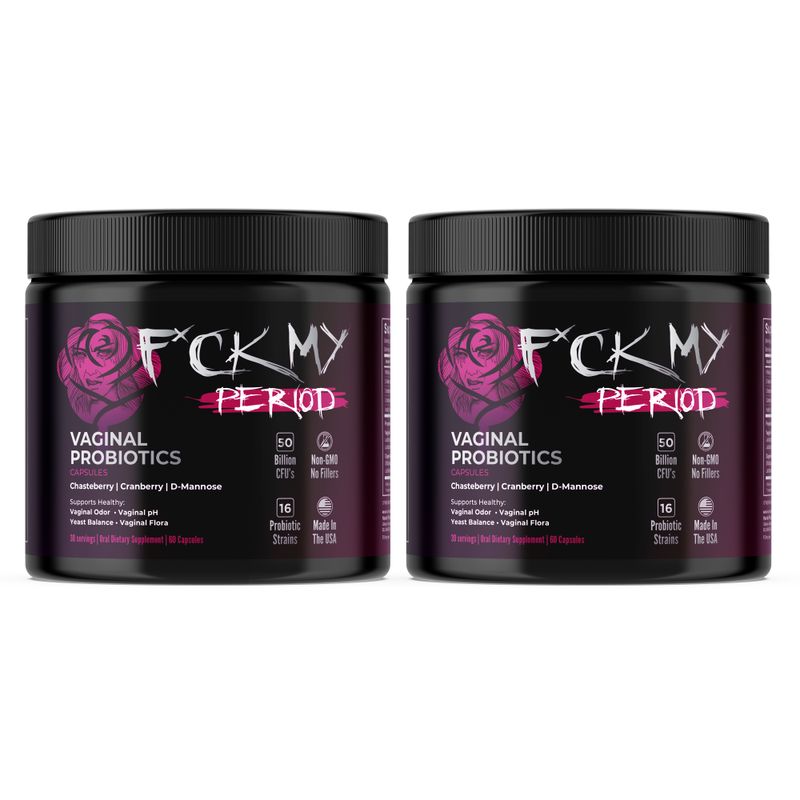 F*ck My Period: Women’s Probiotic Capsules (2-Pack)