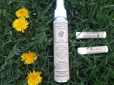 Summer Combo - Bug Repellent and Sweet Relief Summer Combo - Bug Repellent and Sweet Relief