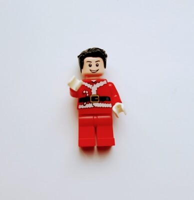 Minifigure Soap - Guy in Santa Suit