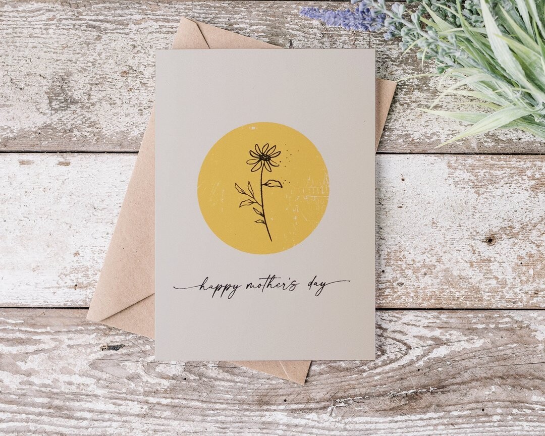 "Minimal" Mother's Day Card