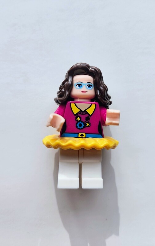 Minifigure Soap - Yellow Skirt (Orange Scented)